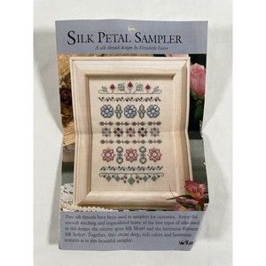 Kreinik SILK PETAL SAMPLER Cross Stitch Chart OnLY 1998 NO THREAD